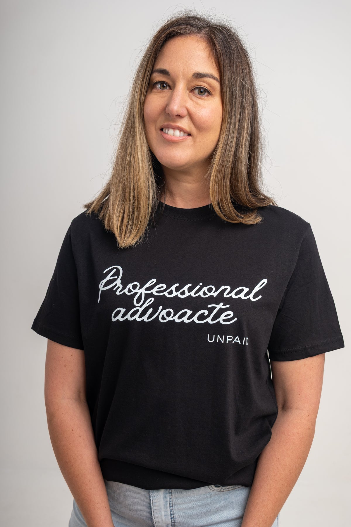 Professional Advocate. Unpaid T-Shirt - BLACK