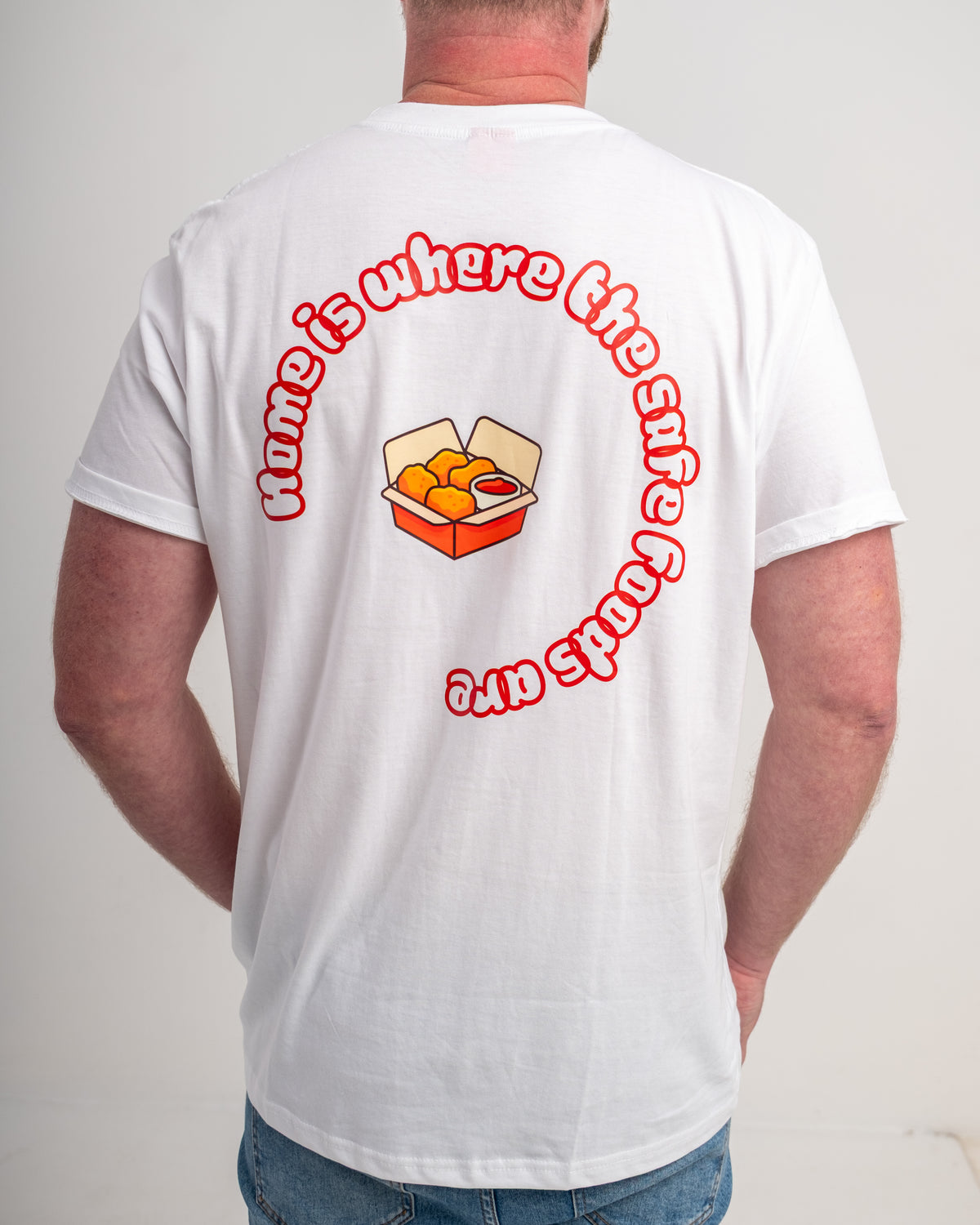 Home is Where the Safe Foods Are T-Shirt - WHITE