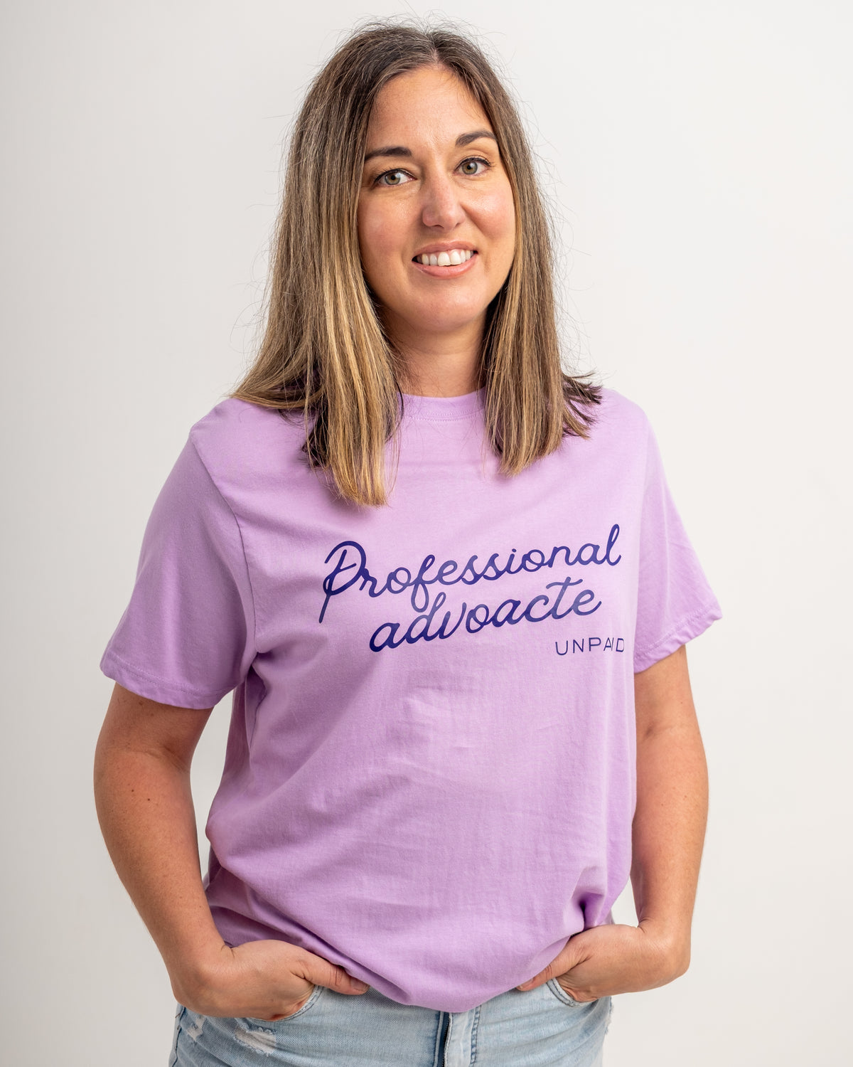 Professional Advocate. Unpaid T-Shirt - LILAC