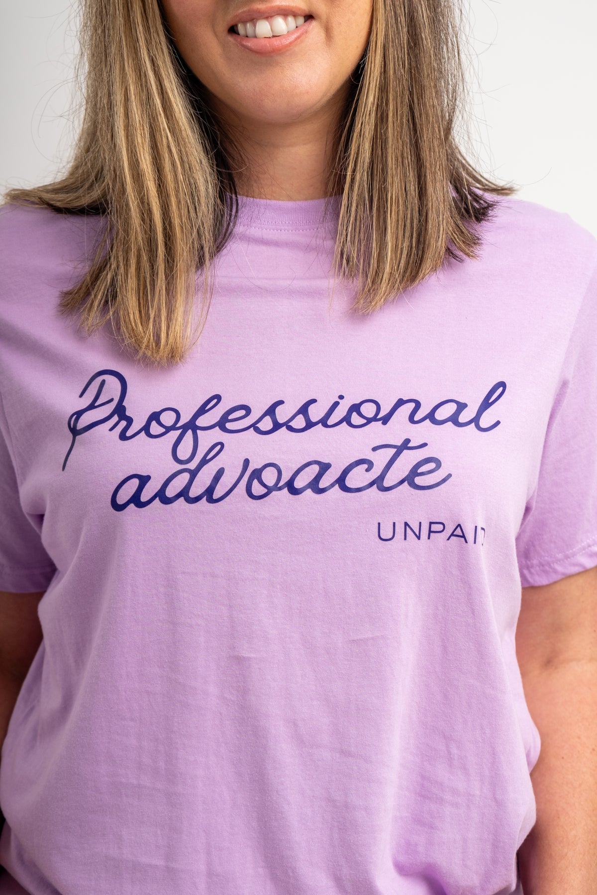Professional Advocate. Unpaid T-Shirt - LILAC